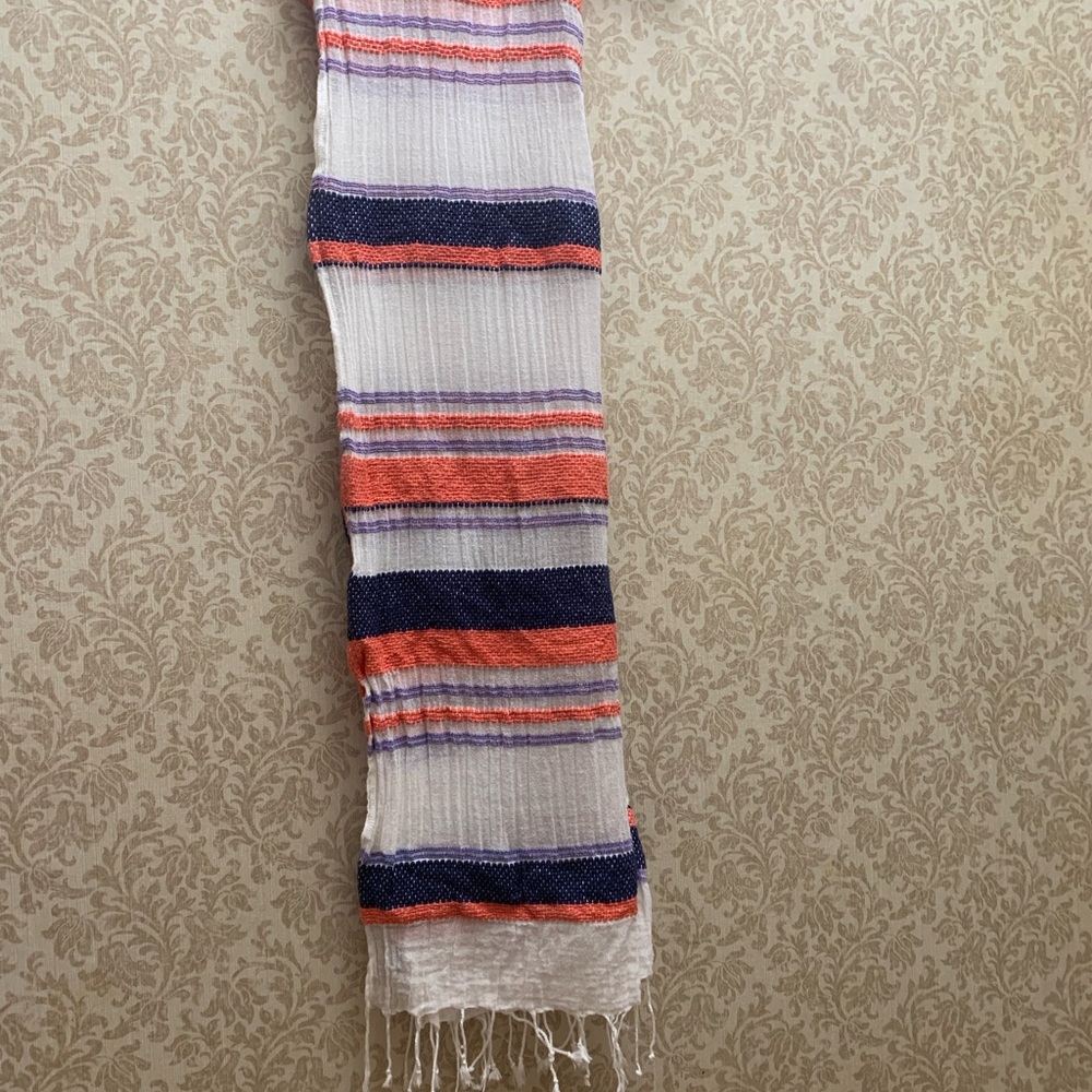 Striped Multicolor Scarf - Picture 3 of 4